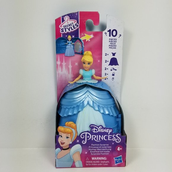 Fashion Surprise Princess Cinderella 10 pcs ages 4+ great as a cake toper - Picture 2 of 13